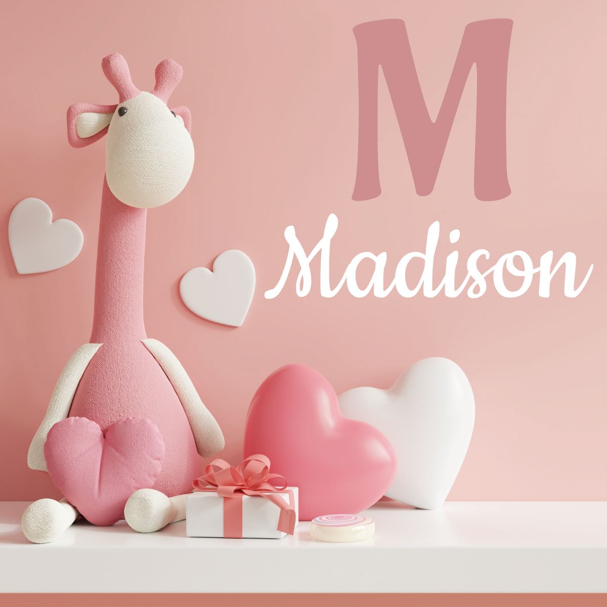 Cookie Font Custom Name & Initial Wall Decal Vinyl Sticker - Image 2