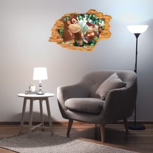 Didi & Don Kink Kon 3D Art Wall Decal Vinyl Sticker
