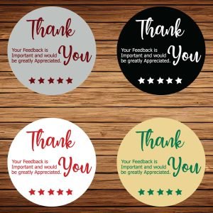 Thank you Vinyl Sticker