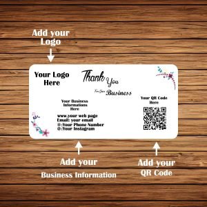 Custom QR Code Vinyl Sticker